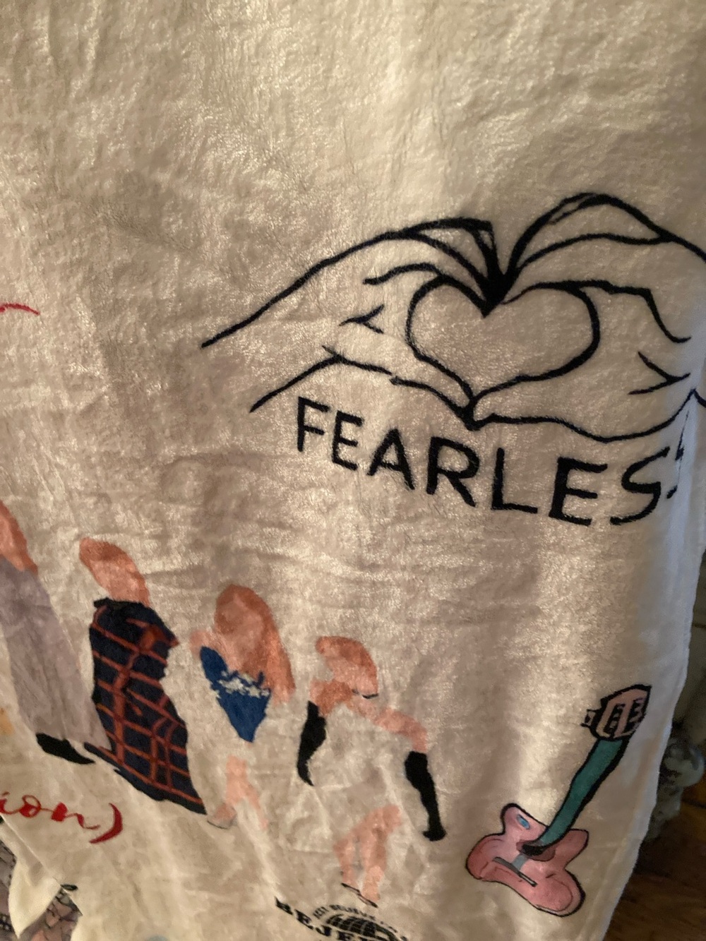 Taylor Swift Eras Themed Graphic Throw Blanket - Picture 5 of 9